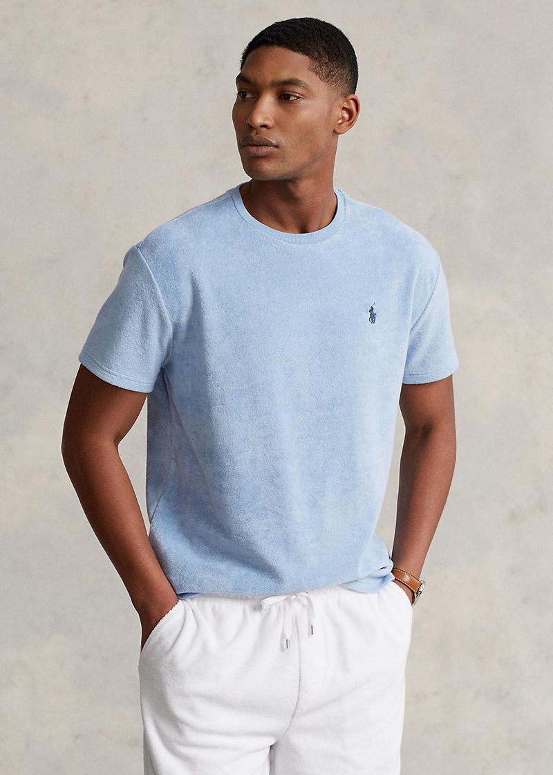 ポロ ラルフ ローレン T シャツ メンズ 青 クラシック フィット Terry UBOJY1628